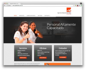 Web Design and Development Bilingual Agencia Aduanal del Valle Home Page